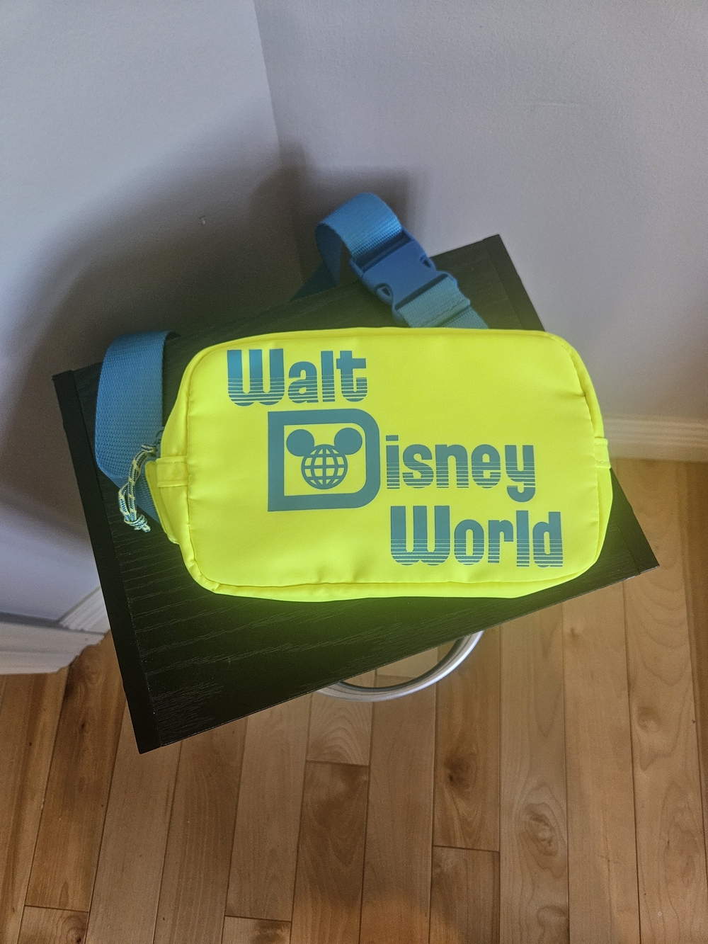 Disney Neon Yellow Crossbody Belt Bag